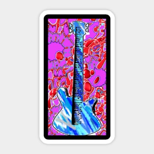 bass abstract 1 Sticker